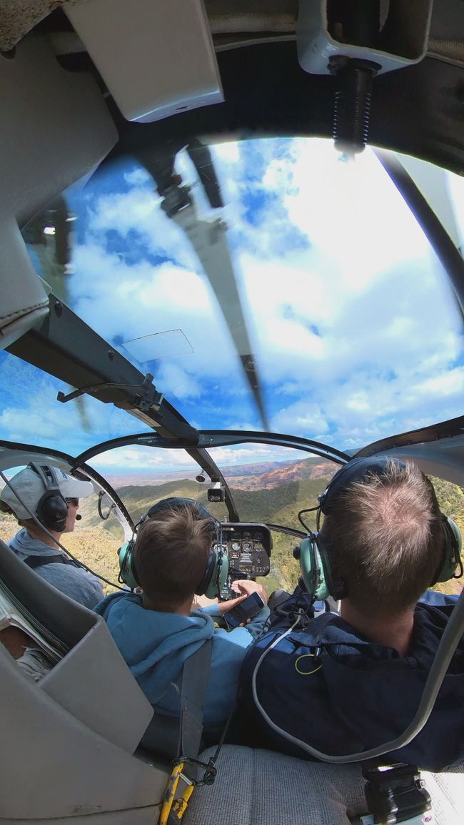 Day 21 Kauai - Open-Door Helicopter Flight through Waimea Canyon