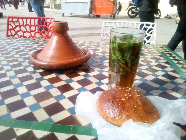 Moroccan tea and pastry