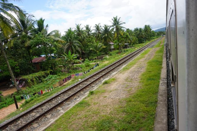 Train ride to Sihanoukville