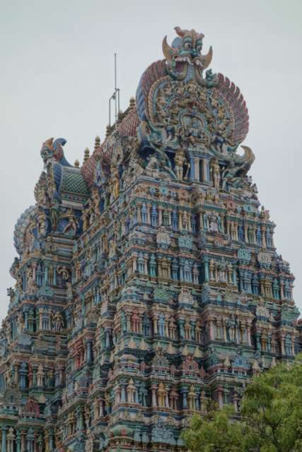 Farbenfroher Meenakshi Amman Temple in Madurai
