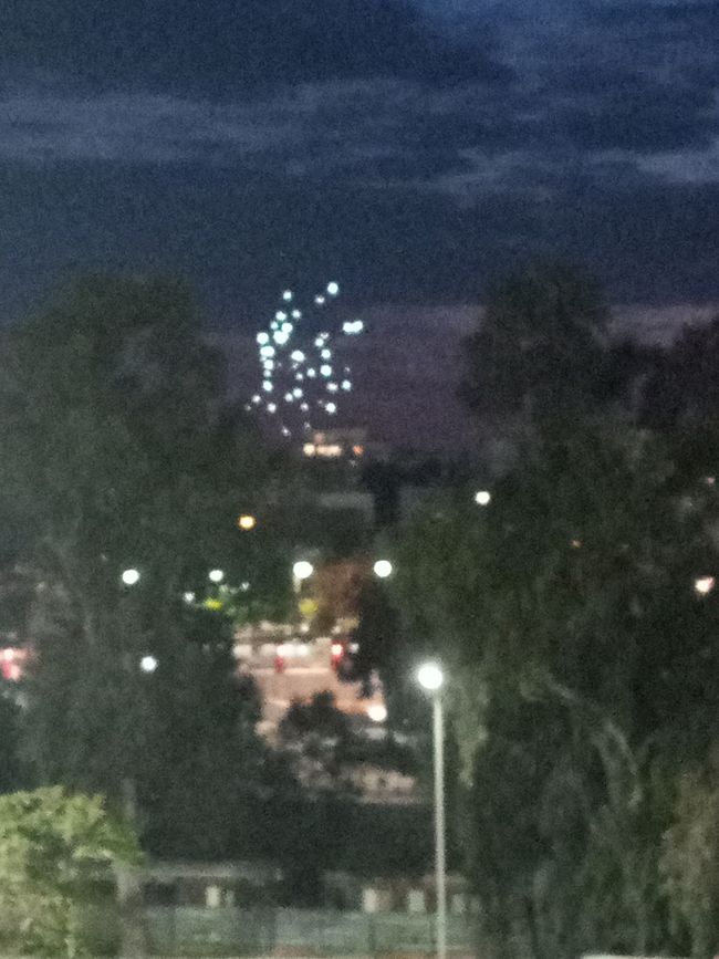 A fireworks display for my farewell 