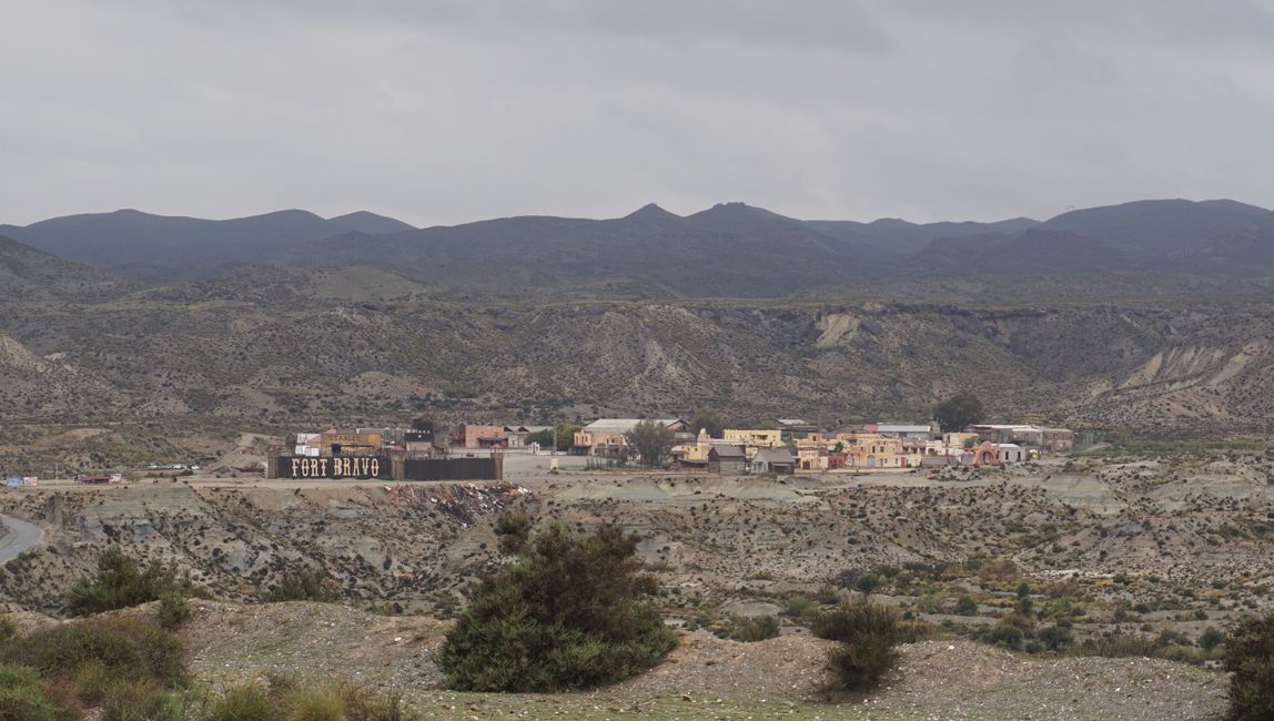 Western town from a distance