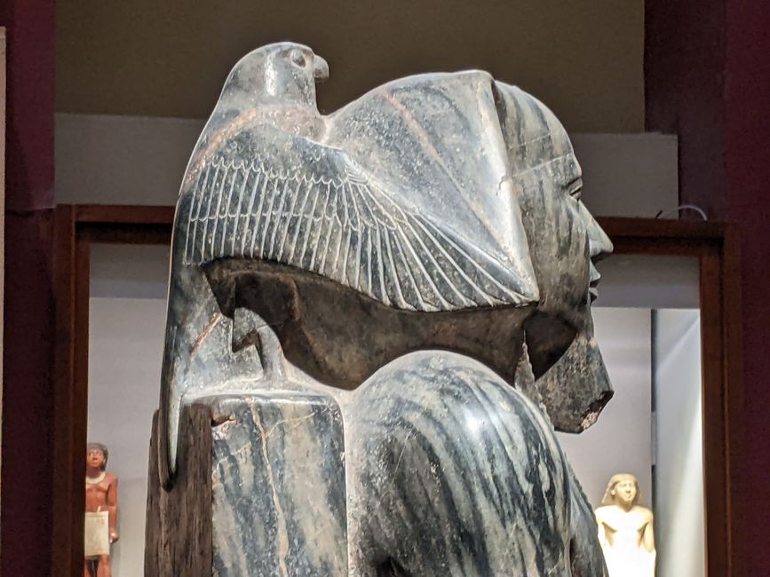 Die Statue von Chephren