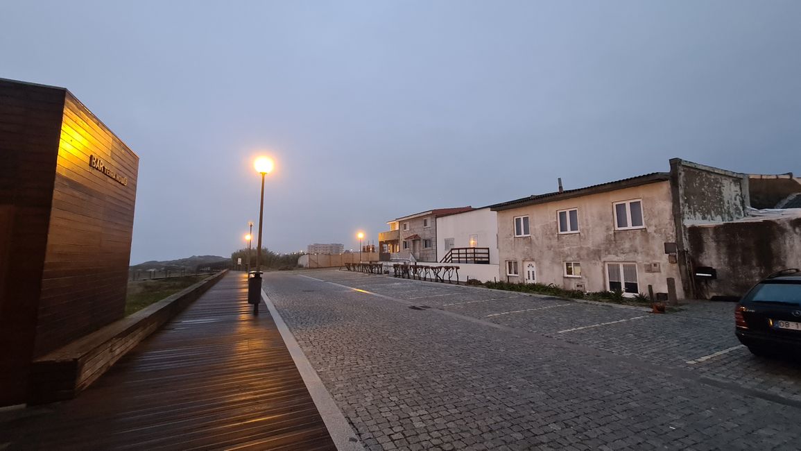 Beach 'Vila Chã' in the early evening, in a rain-free moment