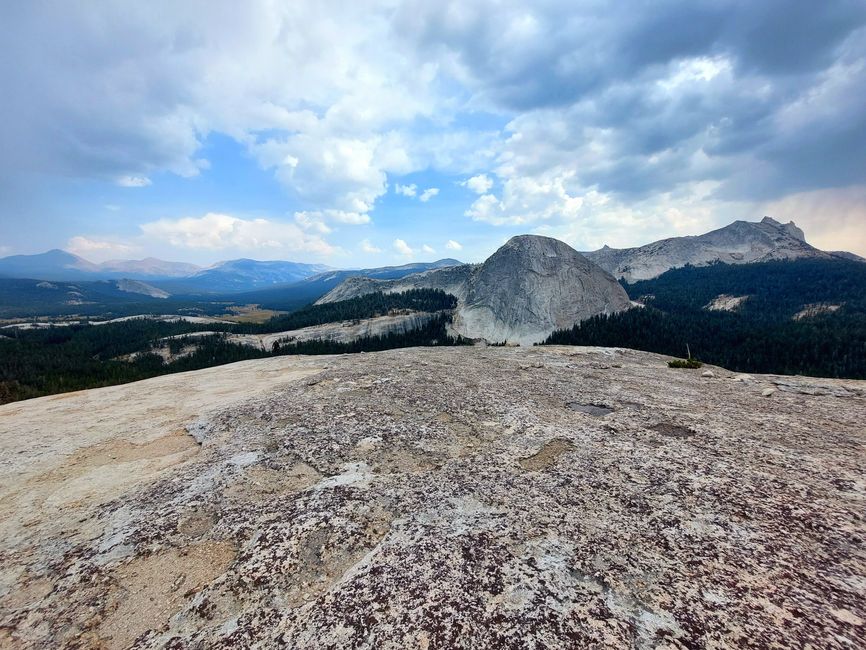 View from Daff Dome to Fairview Dome & Tuolumne