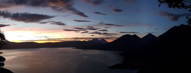 Sunrise over Lake Atitlán