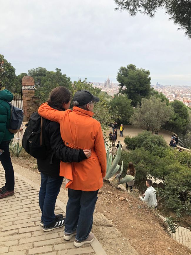 Zwei im Park Guell