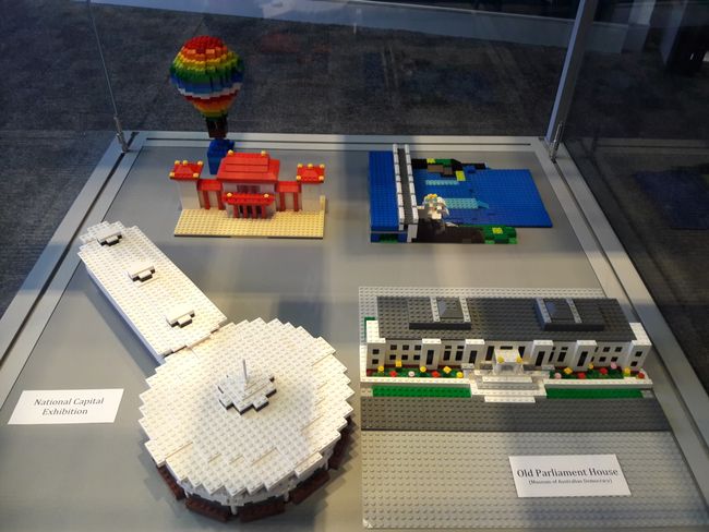 Lego replicas of Canberra landmarks 