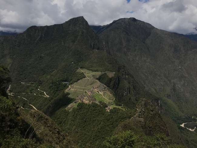 Ausblick vom Wayna Picchu