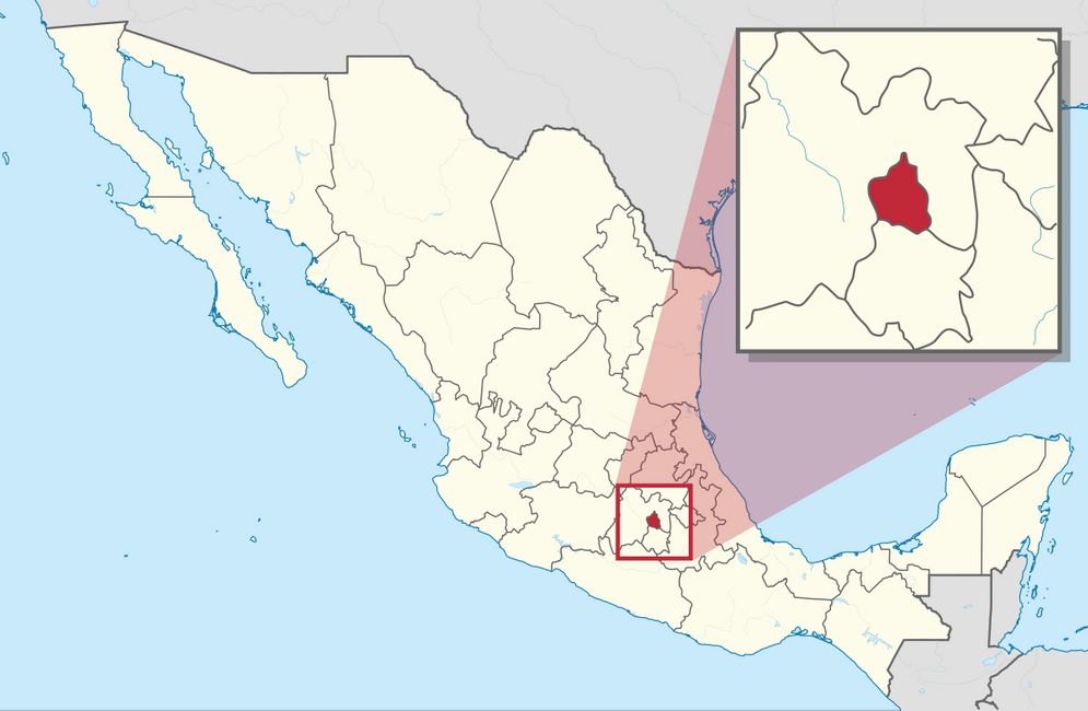 localización de México D.F.