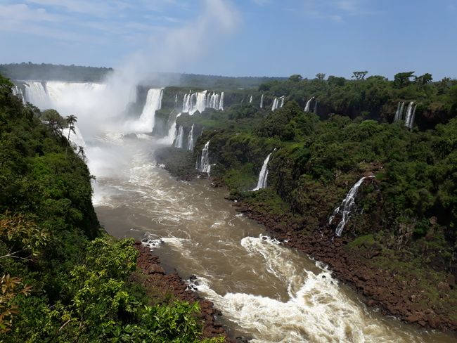 Waterfalls from Brazil/Cataratas desde Brasil
