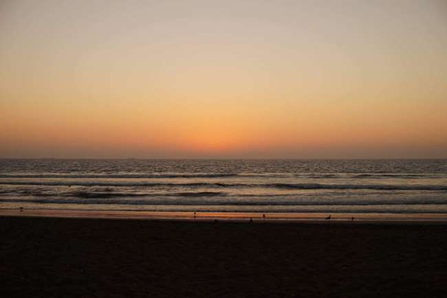 Sonnenuntergang in La Serena 