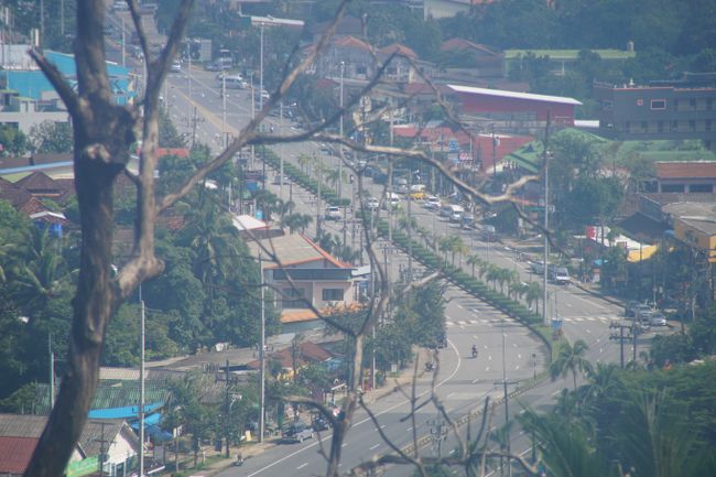 Blick auf die Straße von Khao Lak 