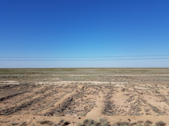 The steppe is slowly cooling down