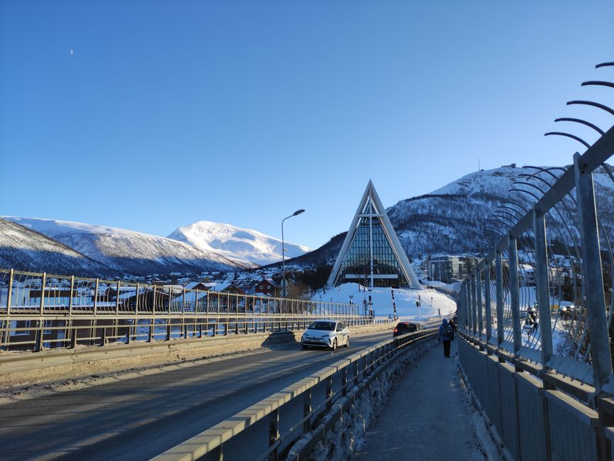 Tromsø - Brücke und Eismeerkathedrale