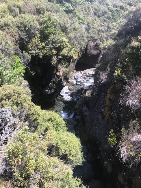Freitag, 14.02., Ohakune und Tongariro Nationalpark - zu den Taranaki Falls