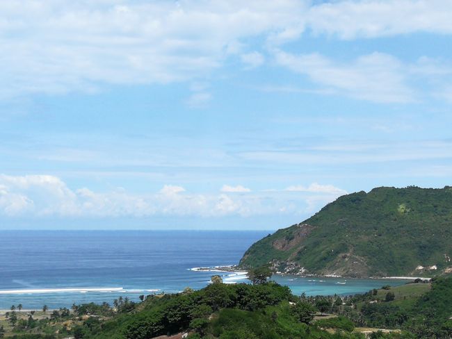 South Lombok's beautiful coast