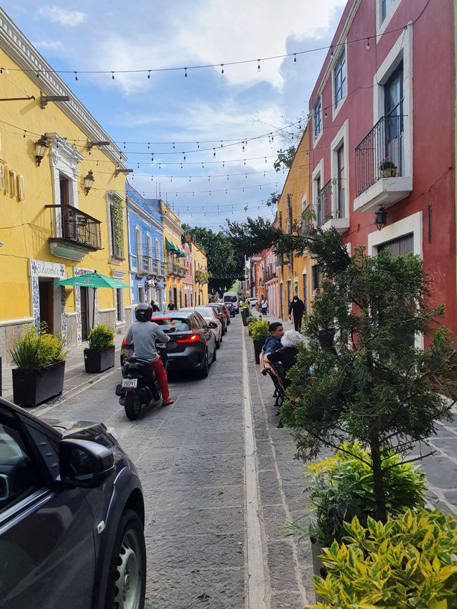 Straße in Puebla