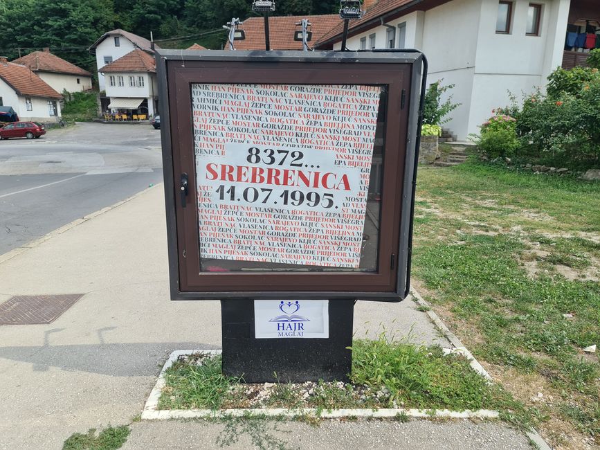 In der Förderation Bosnien und Herzegowina wird immer wieder an Srebrenica erinnert.