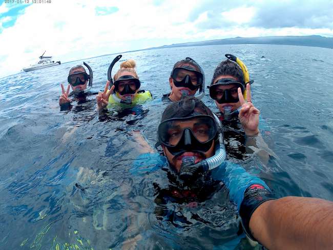 Snorkeling con las chicas