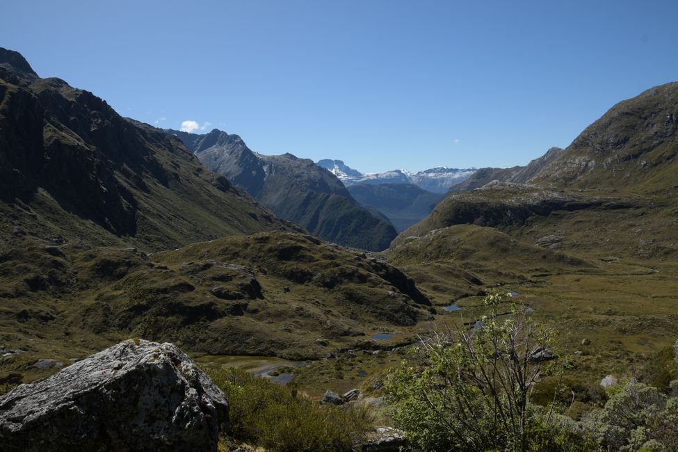Queenstown - Routeburn Track - Harris Lake (Conical Hill in the background)