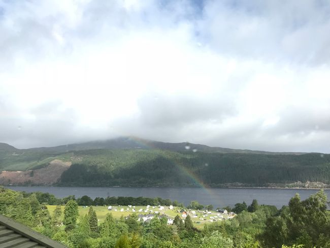 View from the hotel on Loch Ness