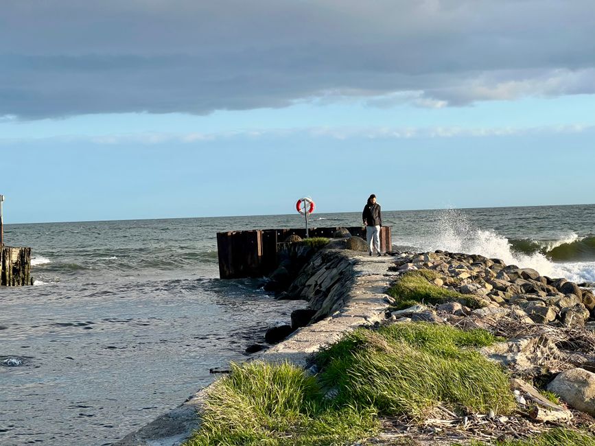 Clima tempestuoso en la costa este