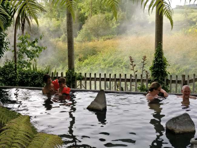 Pergola Hot Pool in Waikite