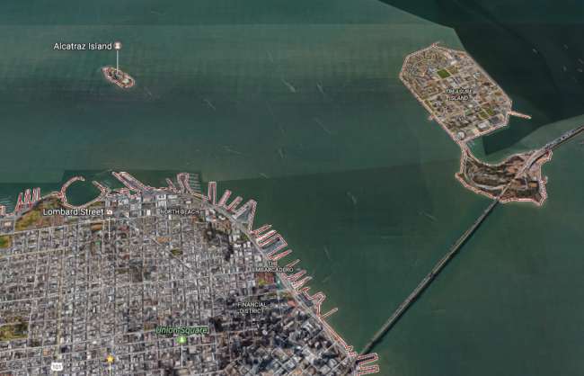 San Francisco - Ein Blick von Treasure Island
