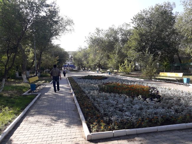 ein Park in Aktobe