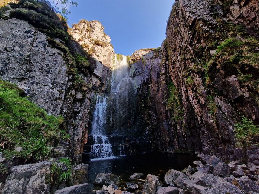 Allt Chranaidh waterfall