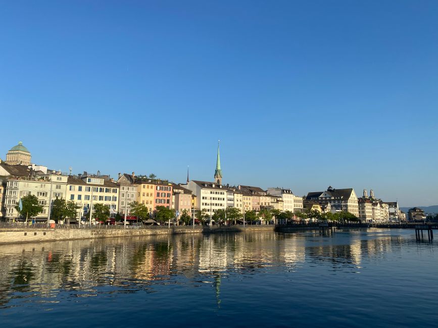 First view of Zurich
