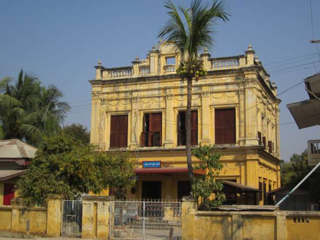 Kolonial Bauten von Mandalay