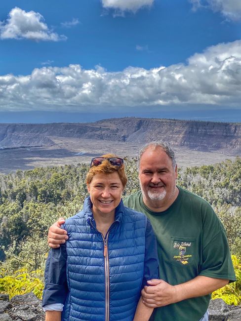 Kilauea in the background