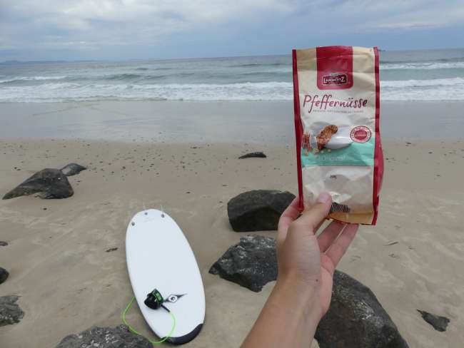 Pepper nuts while surfing - how often does that happen?