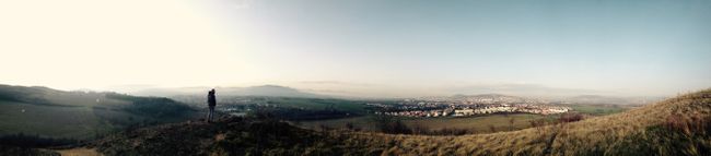 Volcanic mountains in Clermont-Ferrand - January 22nd