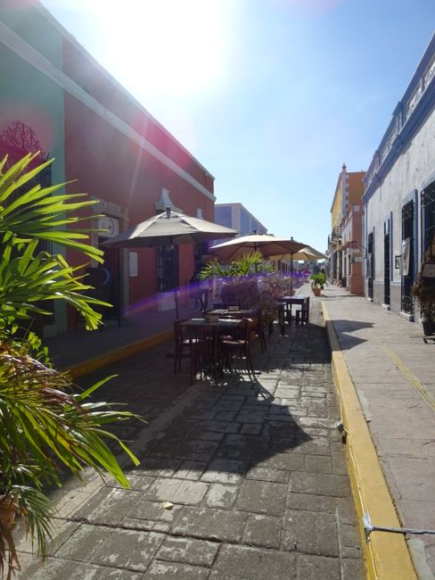 Die Straßen von Campeche