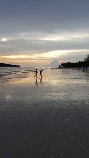 sunset at Cenang beach