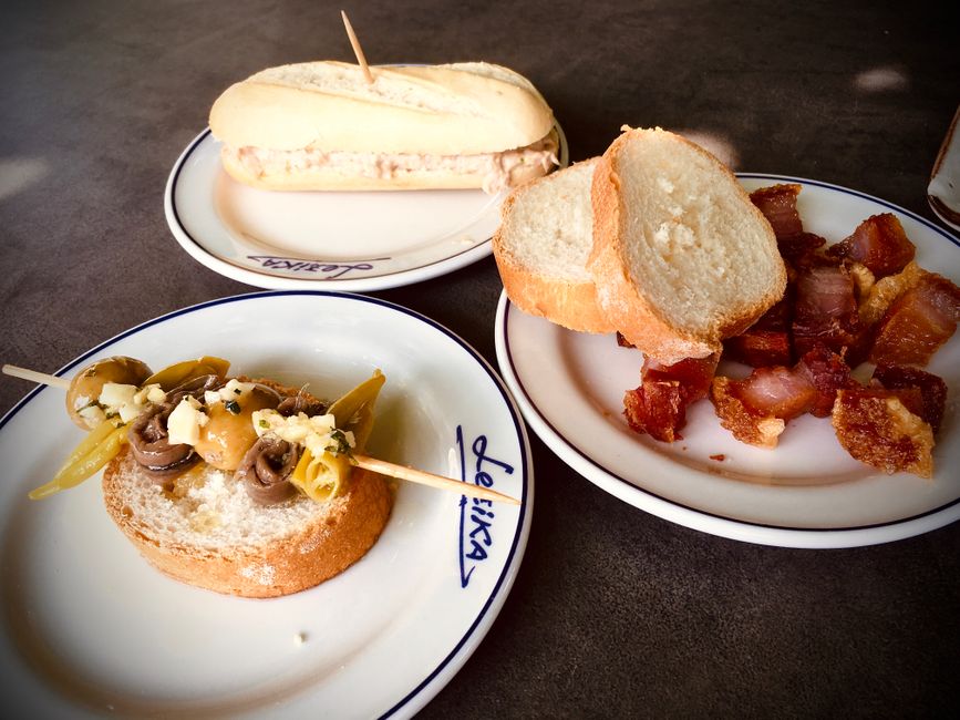 Leckere Pintxos, pro Teil 1€
