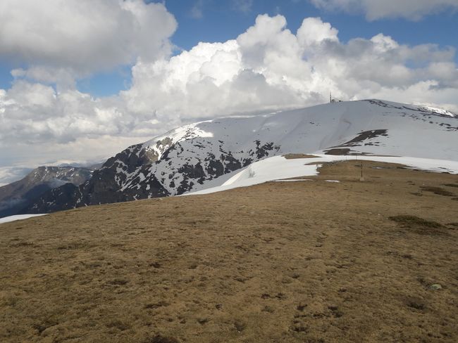 destination in sight - the Botev Peak