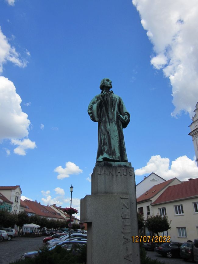 Monument of Jan Hus, precursor of the Reformation