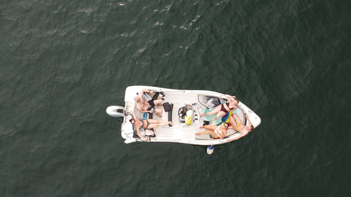 Boat by Drone