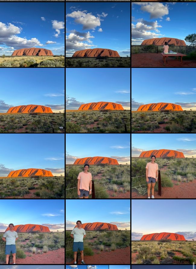 Uluru Sunset Colors 