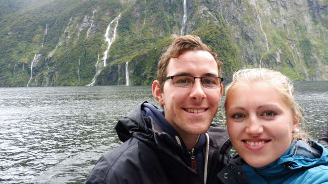 Boat tour on Milford Sound