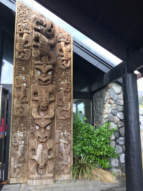 Eingang zum Visitors Center in Whakapapa