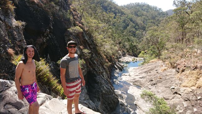 Wanderung mit Sean zu den Cedar Creek Falls