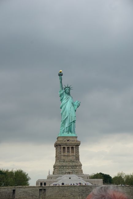 Statue of Liberty from the island