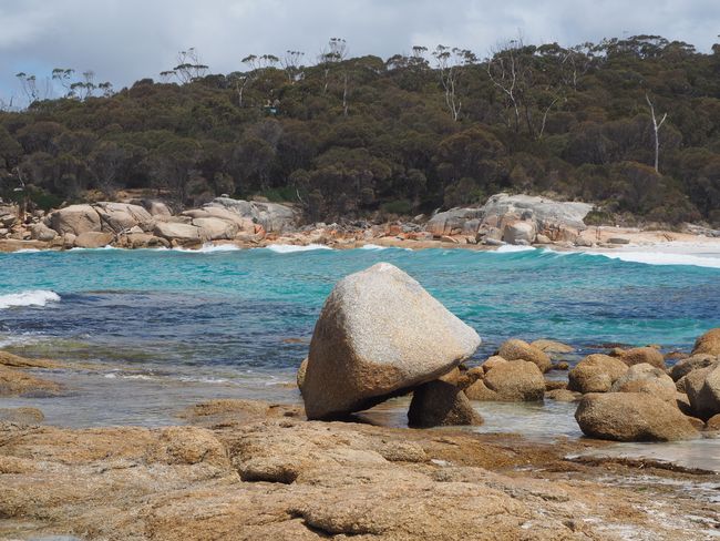 Bay of Fires & Campen am Strand