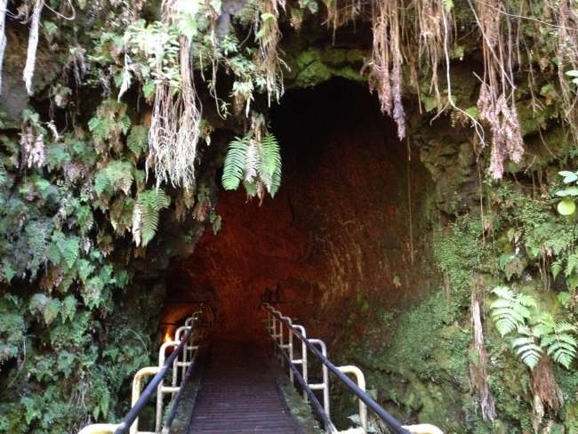 Eingang zu den Lava Tunnels