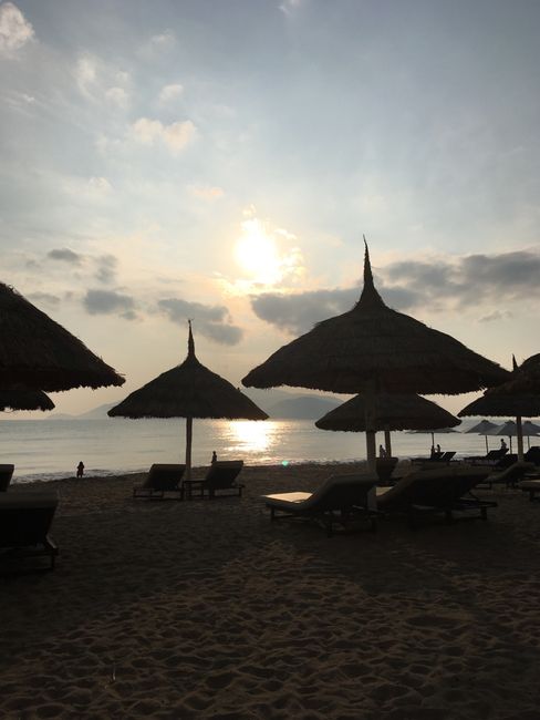The beautiful beach of Nha Trang